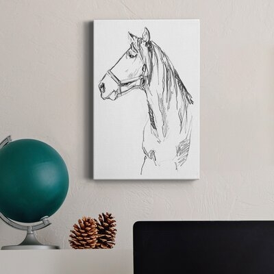 -Bridle Portraits I Premium Gallery Wrapped Canvas - Ready To Hang - Image 0