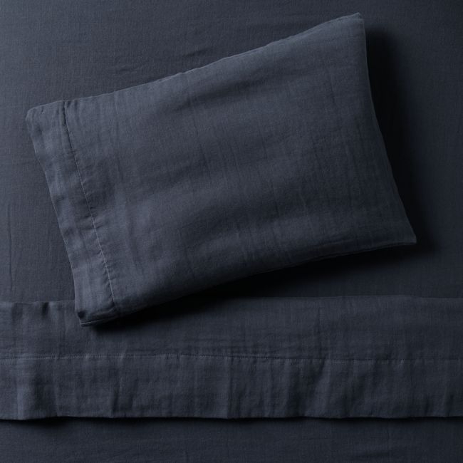 Supersoft Midnight Navy Blue 100% Organic Cotton Toddler Sheet Set - Image 0