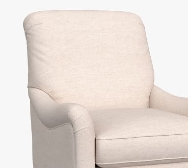 Saylor Upholstered Armchair, Polyester Wrapped Cushions, Performance Plush Velvet Slate - Image 5