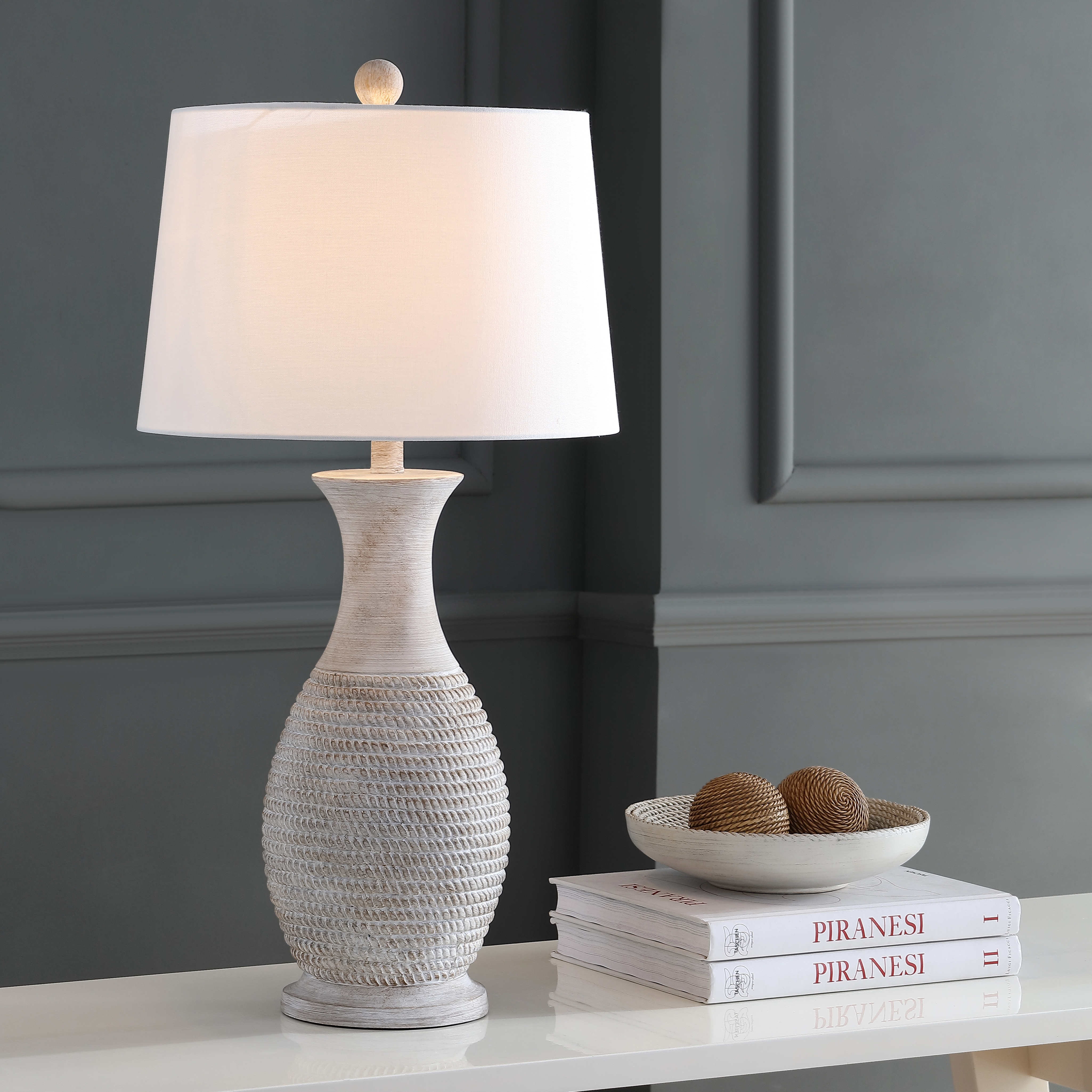 Bentlee Table Lamp - Grey - Safavieh - Image 3