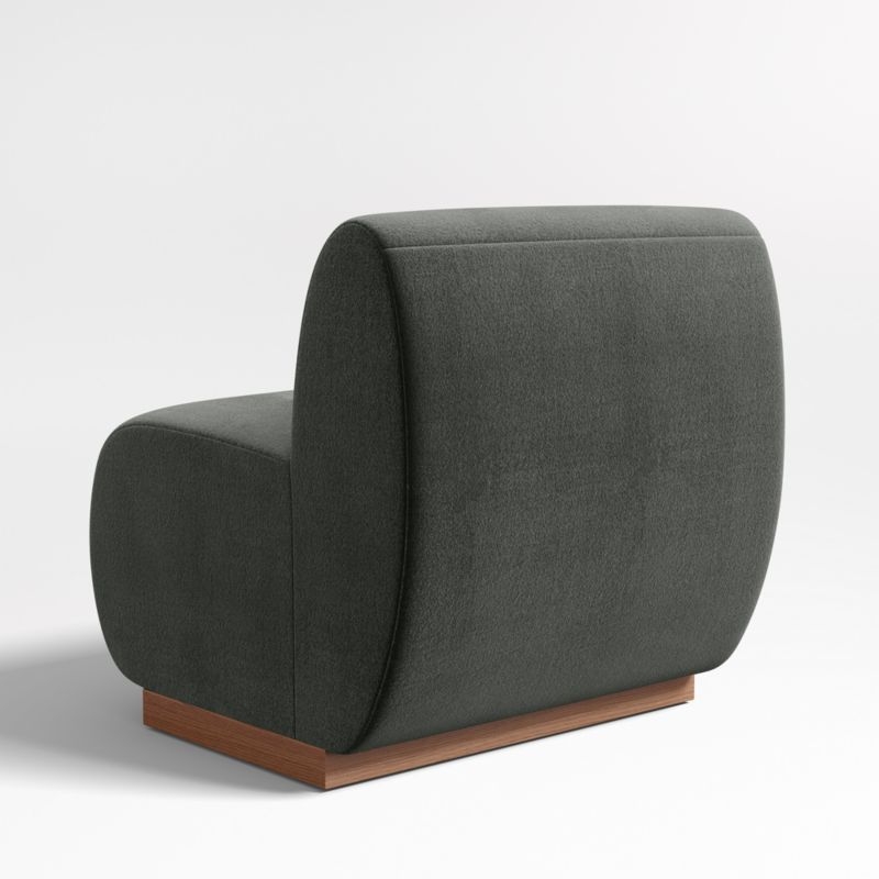 Leandro Noir Grey Single Dining Banquette - Image 3