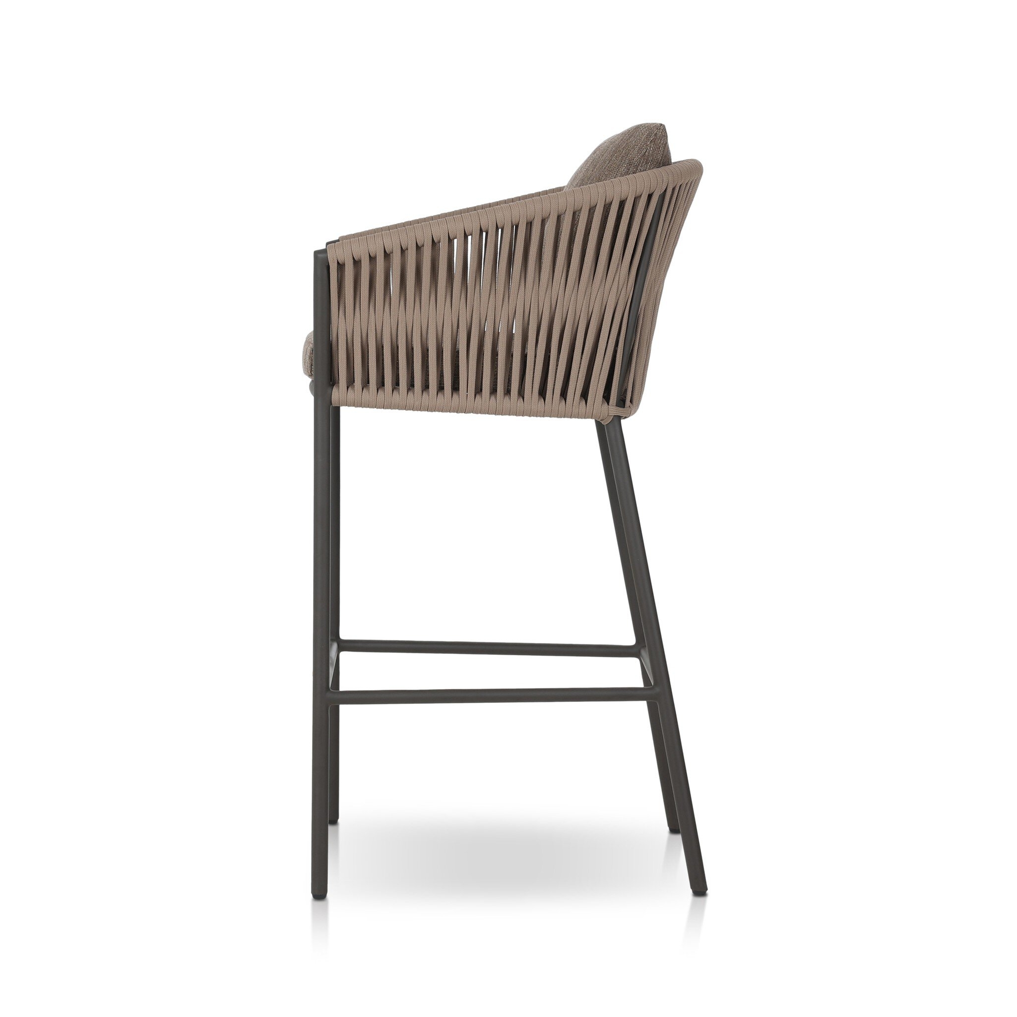 Porto Outdoor Bar & Counter Stool - Ellor Brown - Image 2