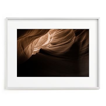 Minted Caramel Canyon Ii, 24X18, Full Bleed Framed Print, Black Wood Frame - Image 2