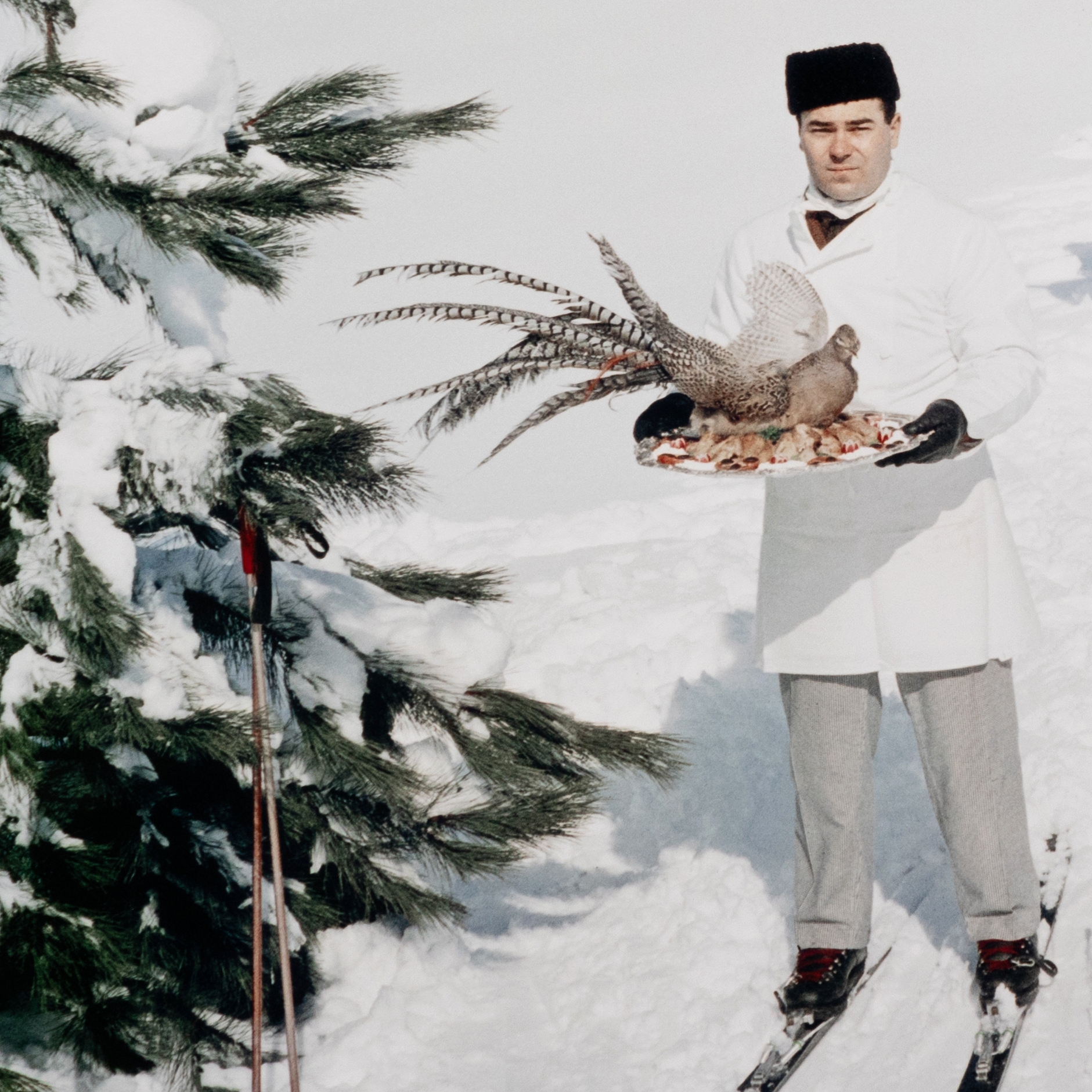 Skiing Waiters By Slim Aarons - Image 3