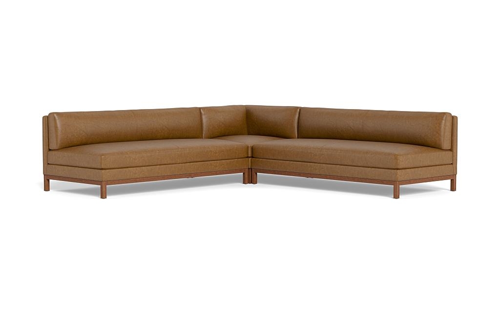 Jasper Leather Corner Sectional - Image 2