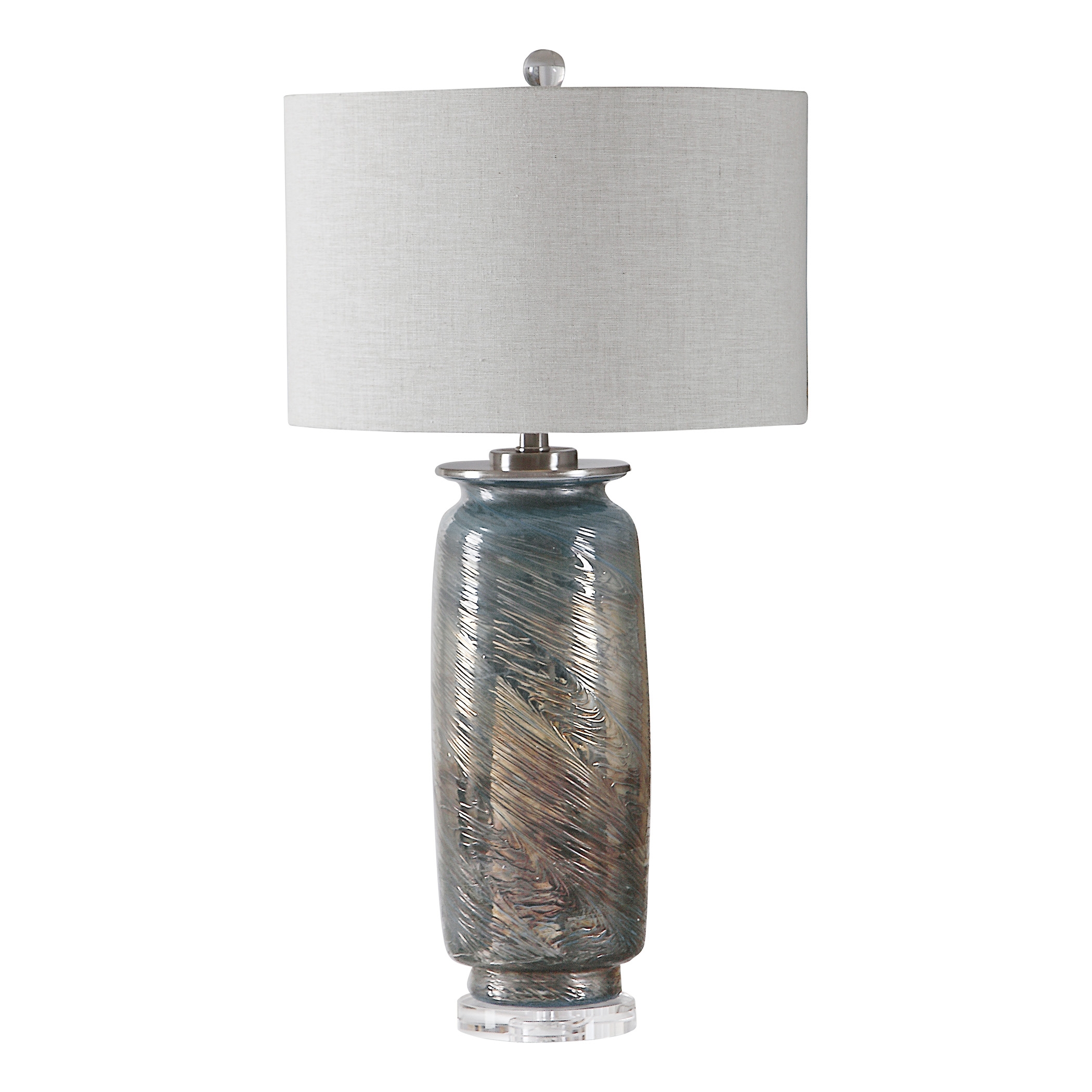 Olesya Swirl Glass Table Lamp - Image 3