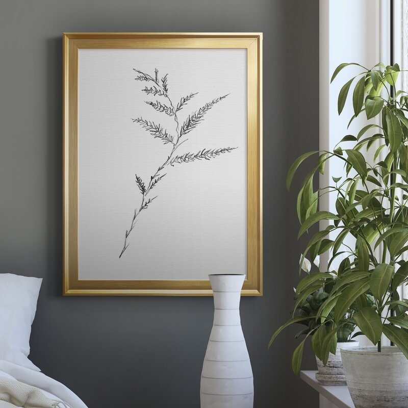 Floral Sketch Iii - Picture Frame Print on Canvas - Image 4