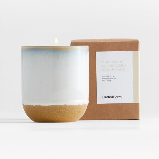 Grapefruit, Peppercorn, Sugarcane Scented Candle - Image 0