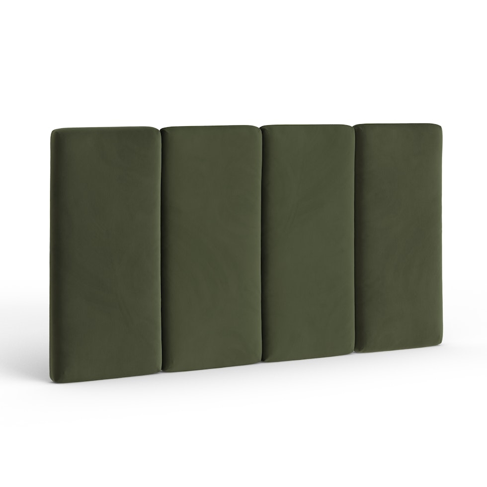 Noel King Velvet Headboard - Hale Fir Green - Image 2