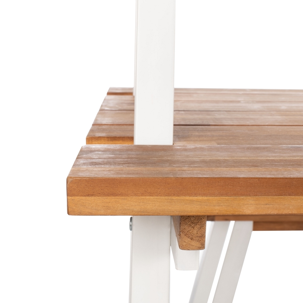 Willamy 3 Pc Dining Set - Natural/White - Safavieh - Image 2