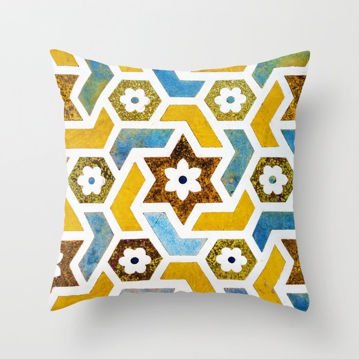 Moroccan Bliss #society6 #decor #buyart Throw Pillow by 83 Oranges Free Spirits - Cover (20" x 20") With Pillow Insert - Outdoor Pillow - Image 0
