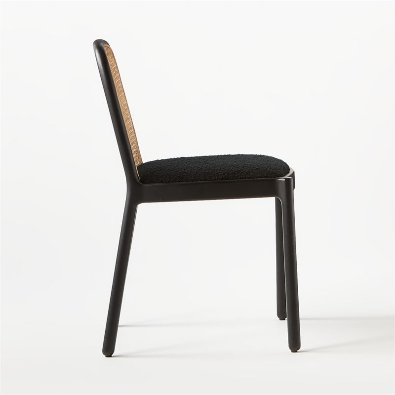 Nadia Black Cane Dining Chair - Image 7