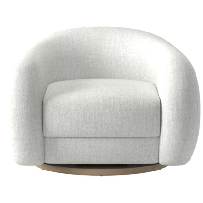 Laszlo Swivel Chair Elliot Dove by Ross Cassidy - Image 0