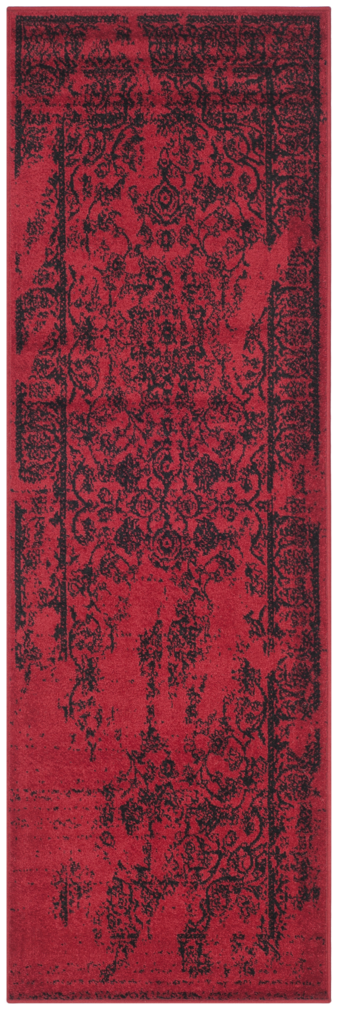 Arlo Home Woven Area Rug, ADR101F, Red/Black,  2' 6" X 6' - Image 0