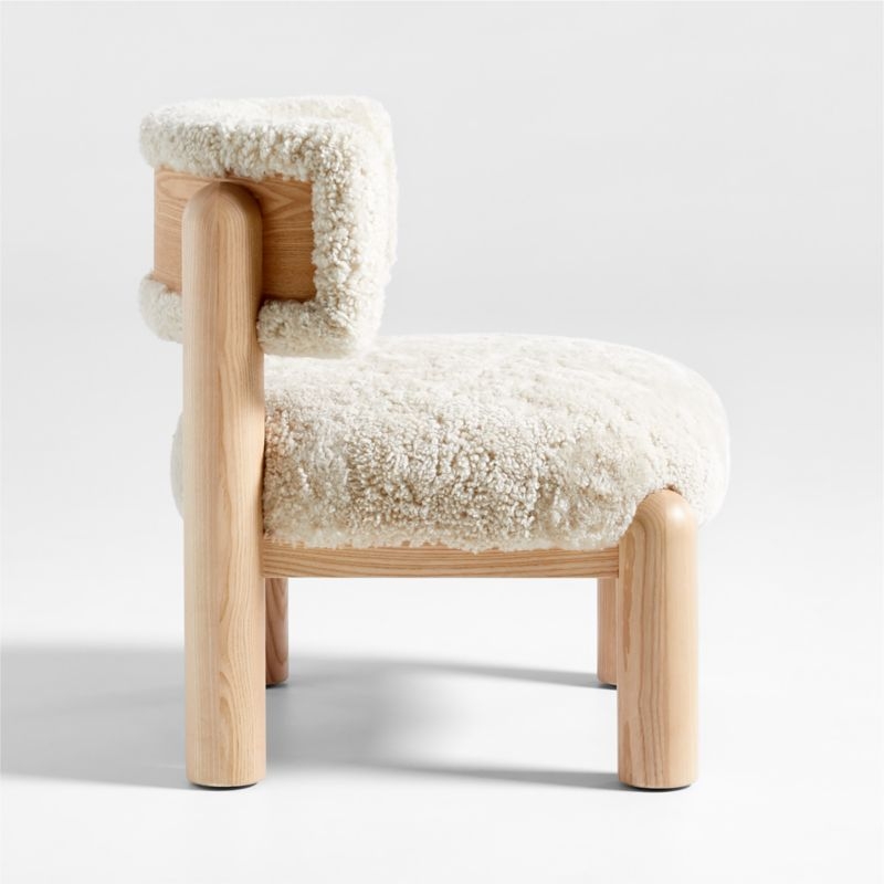 Harper Shearling Accent Chair - Image 3