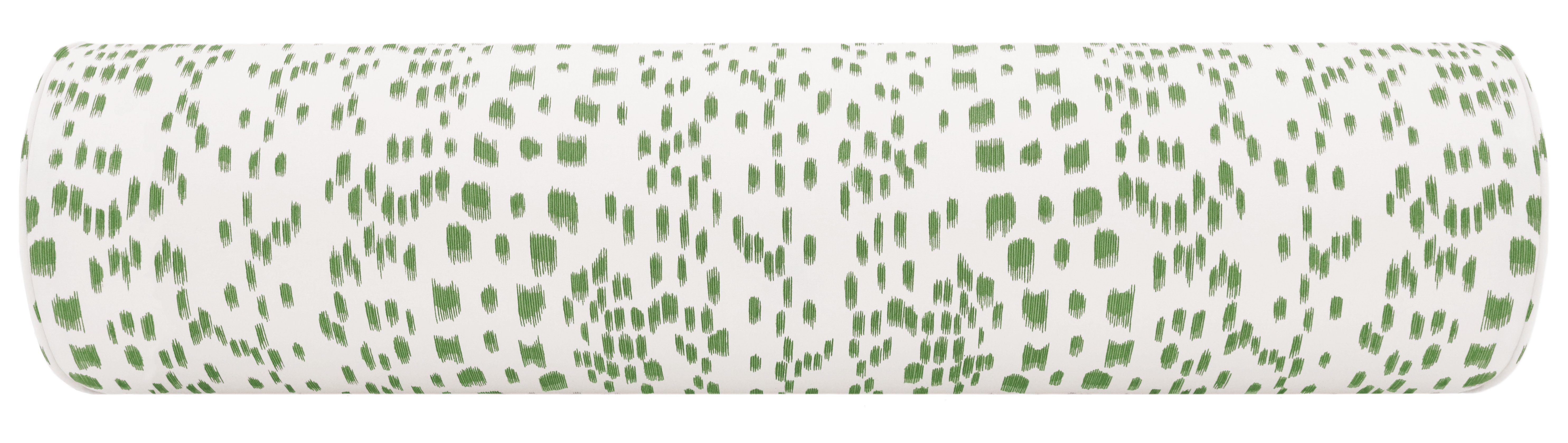 THE BOLSTER :: LES TOUCHES // GREEN | BRUNSCHWIG & FILS - TWIN // 9" x 24" - Image 1