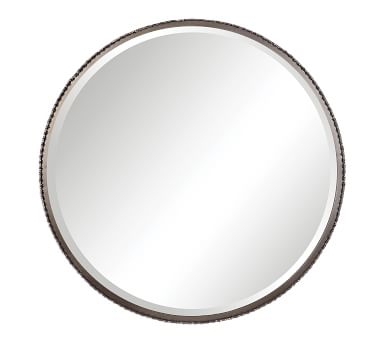 Columbia Round Mirror, Iron, 40" X 40" 2" - Image 2