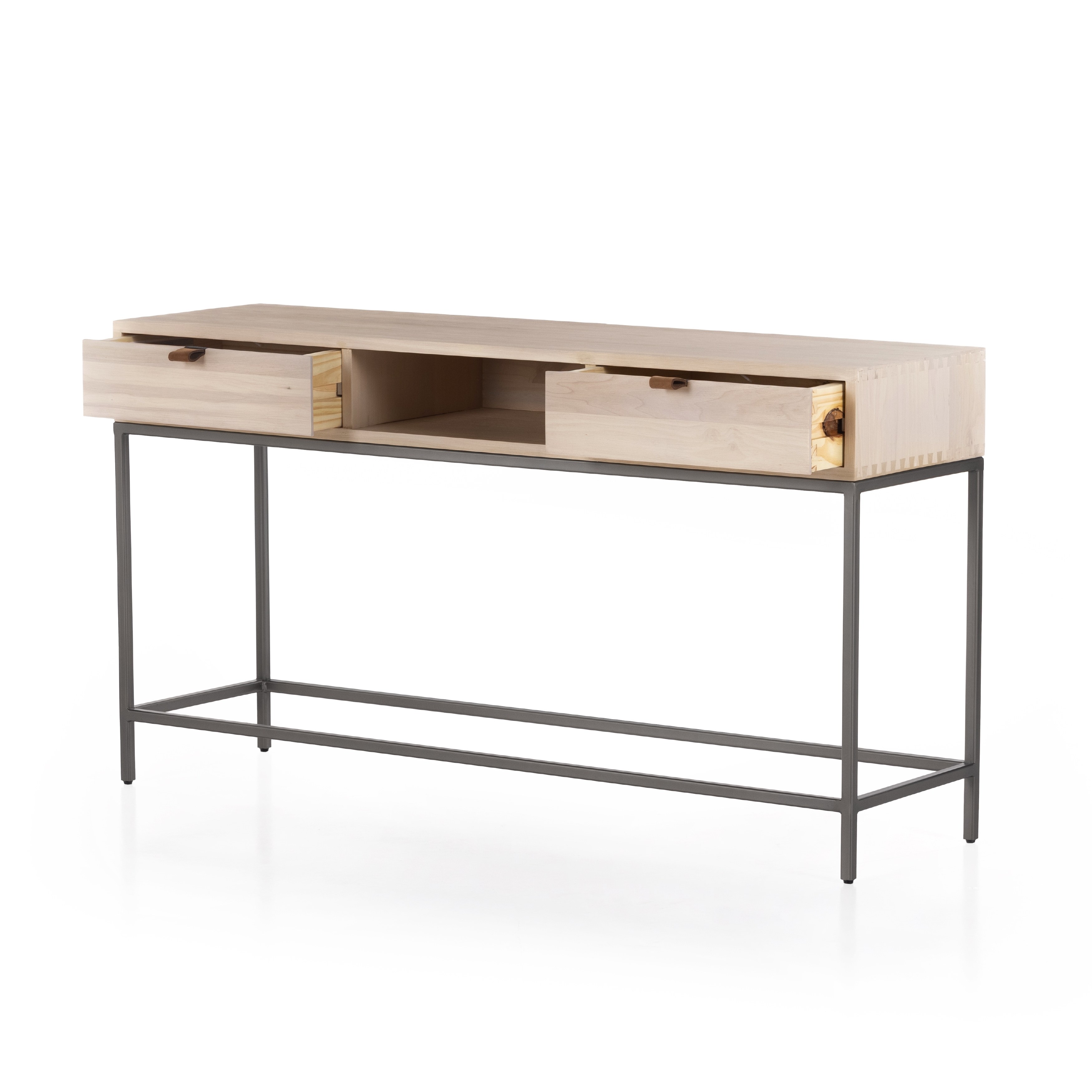 Trey Console Table-Dove Poplar - Image 4