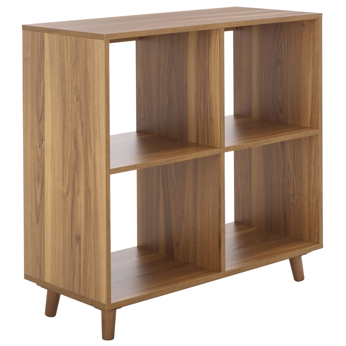 Yona 4 Shelf Accent Table - Brown Oak - Image 5