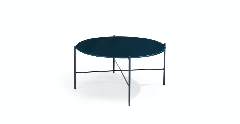 Silicus Navy Round Coffee Table - Image 0