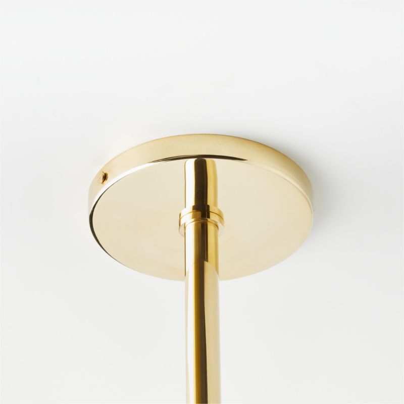 Meldon Polished Brass Chandelier - Image 3