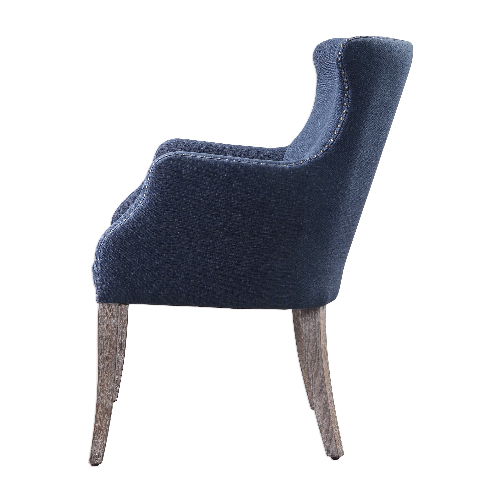 Yareena Blue Wing Chair - Image 5