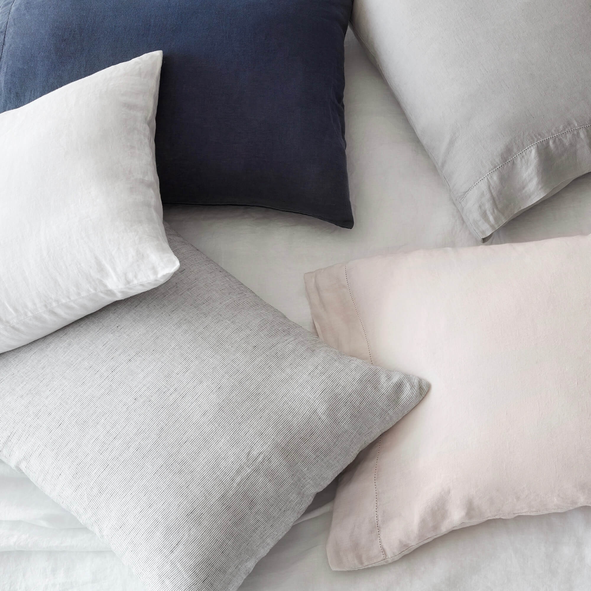 The Citizenry Stonewashed Linen Pillowcases | King Set | Olive - Image 10