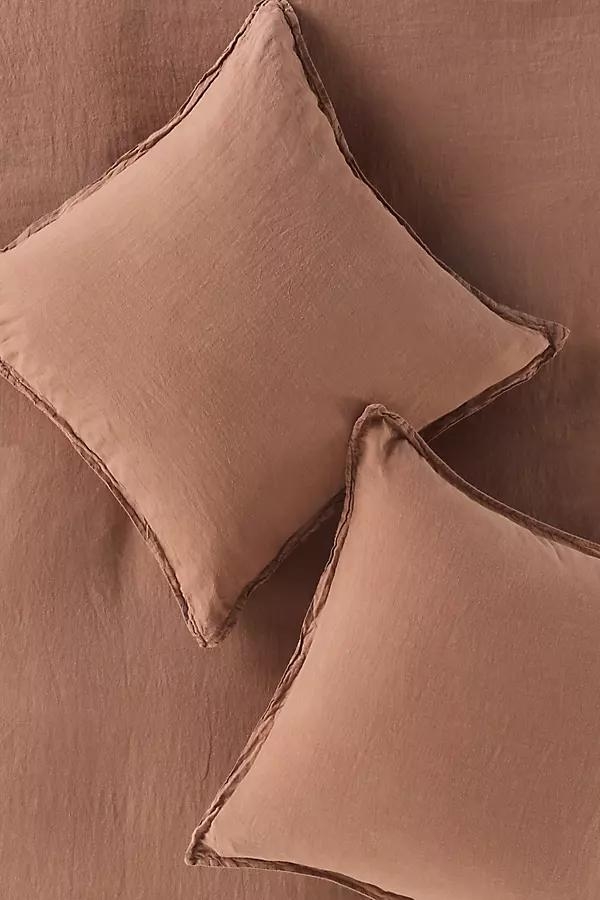 Washed Linen Euro Sham - Image 0