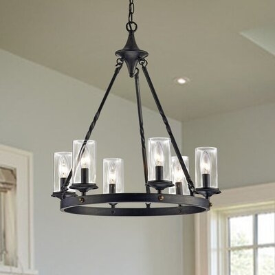 6-Light Candle-Style Chandelier - Image 0