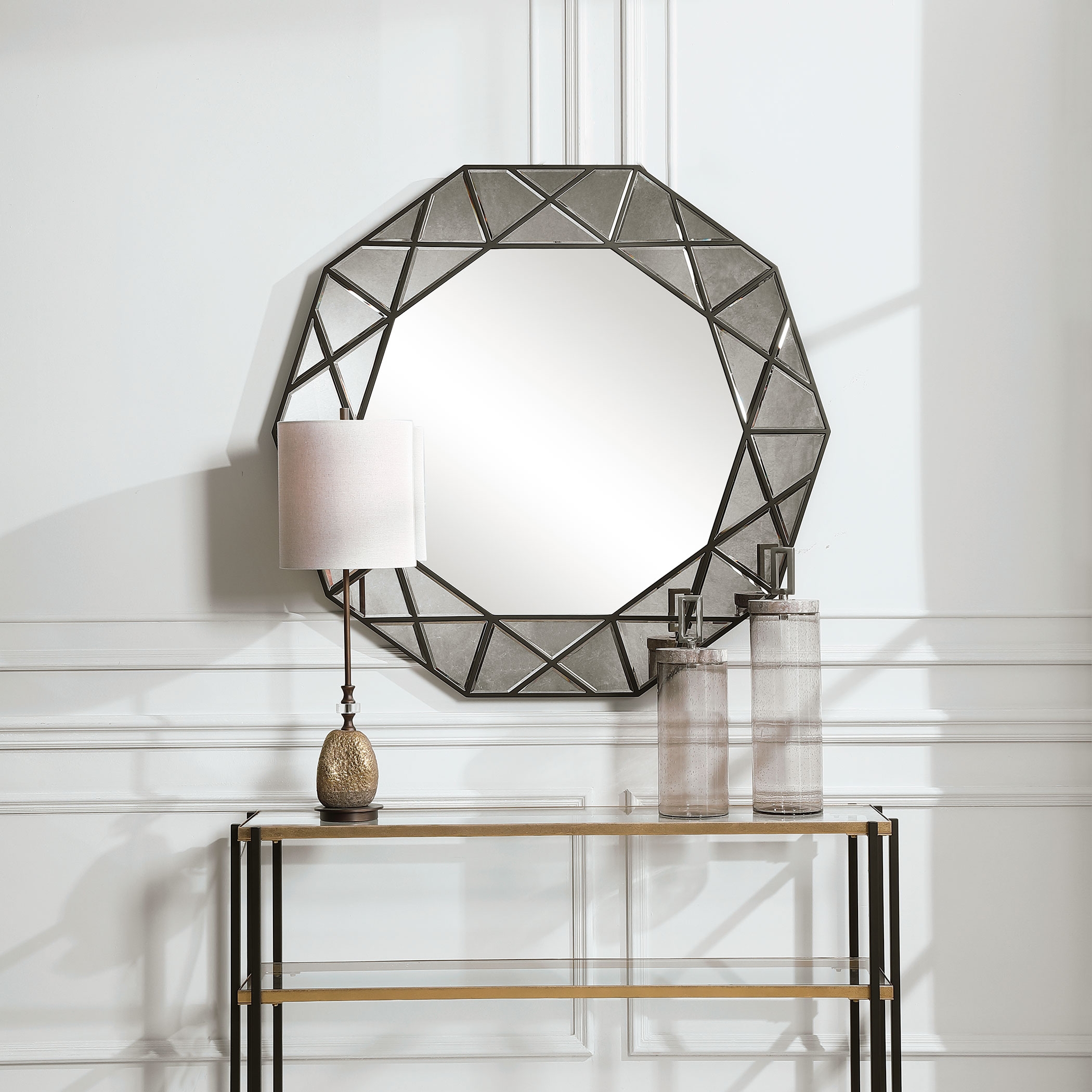 Manarola Decagon Shaped Mirror - Image 0