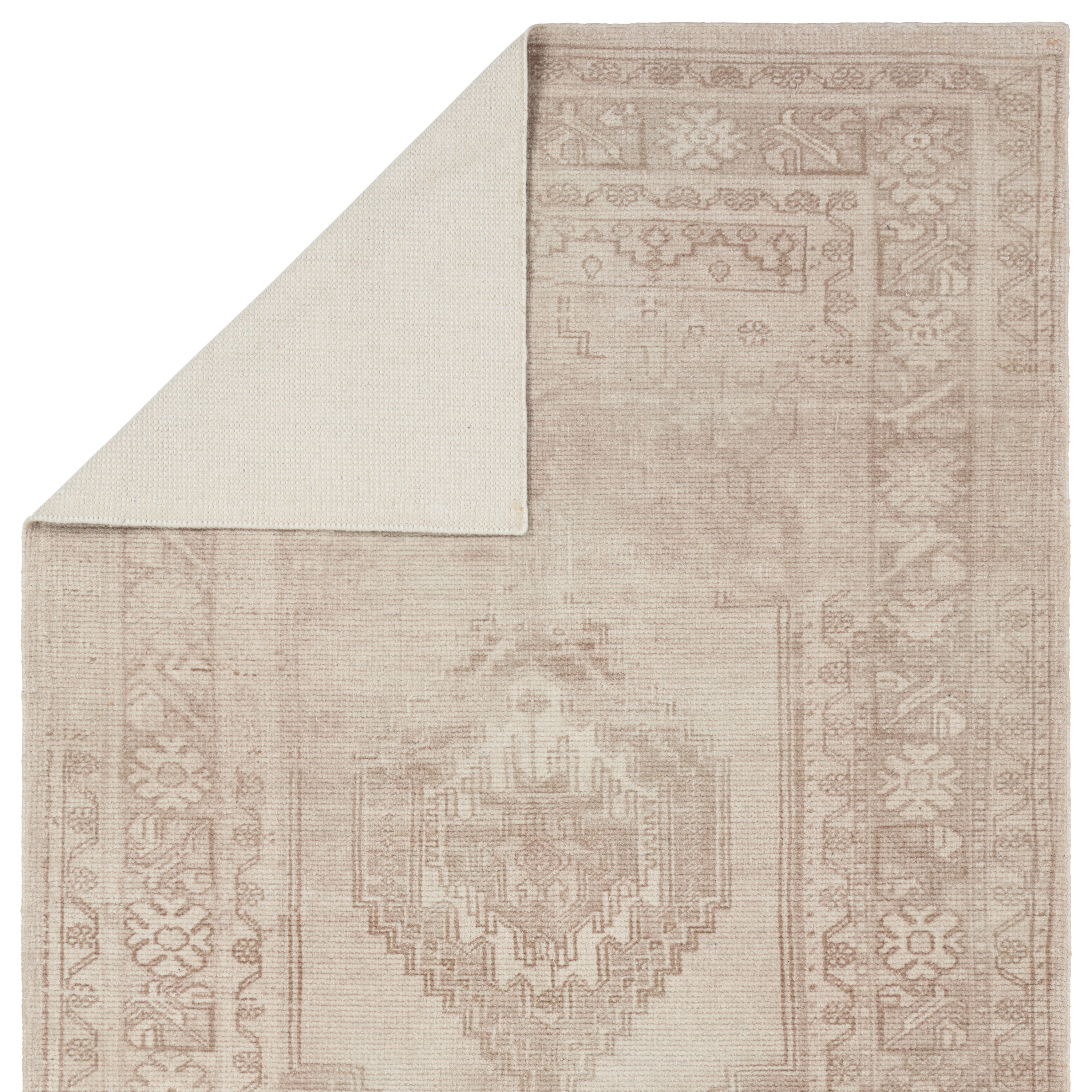 Bown THO03 Handmade Medallion Tan Area Rug (5'x8') - Image 2