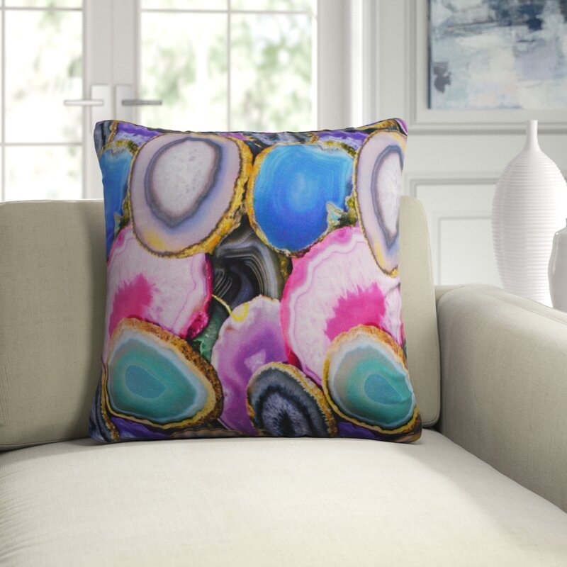 D.V. Kap Agate Decorative Throw Pillow - Image 0