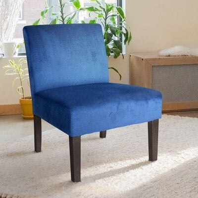 Harland 23.75" Wide Polyester Slipper Chair - Image 0