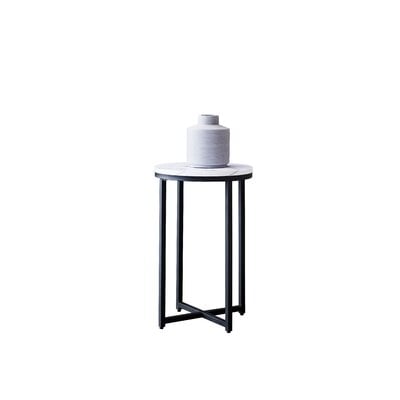 End Table With X-Shaped Base - Image 0