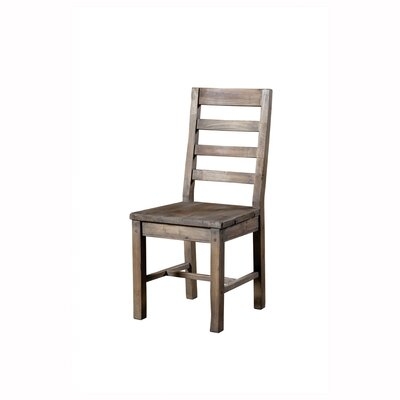 Selleck Solid Wood Ladder Back Side Chair in Brown - Image 0