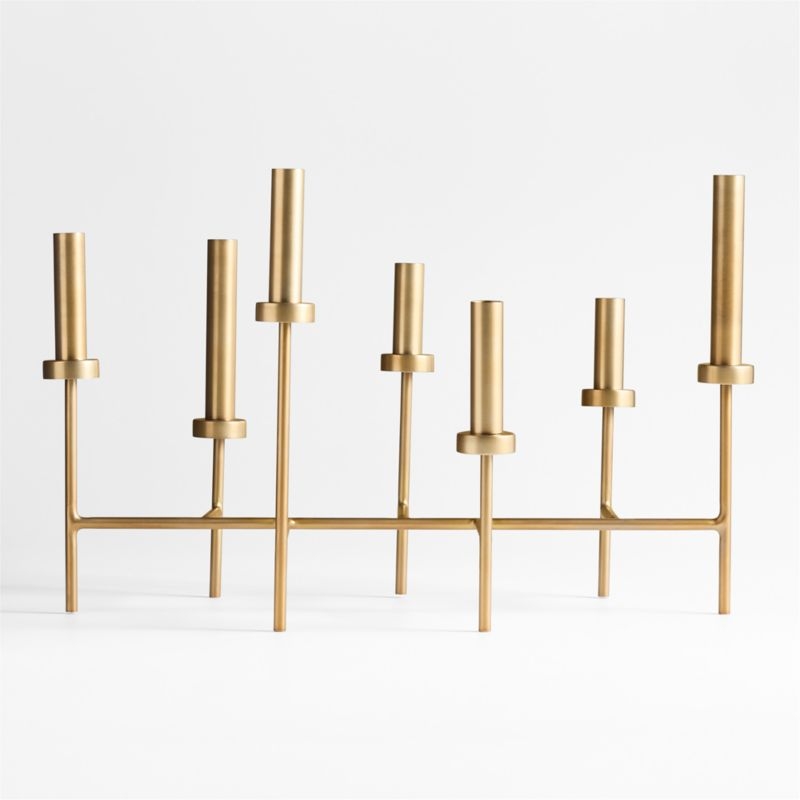 Orion Brass Finish Candelabra - Image 1