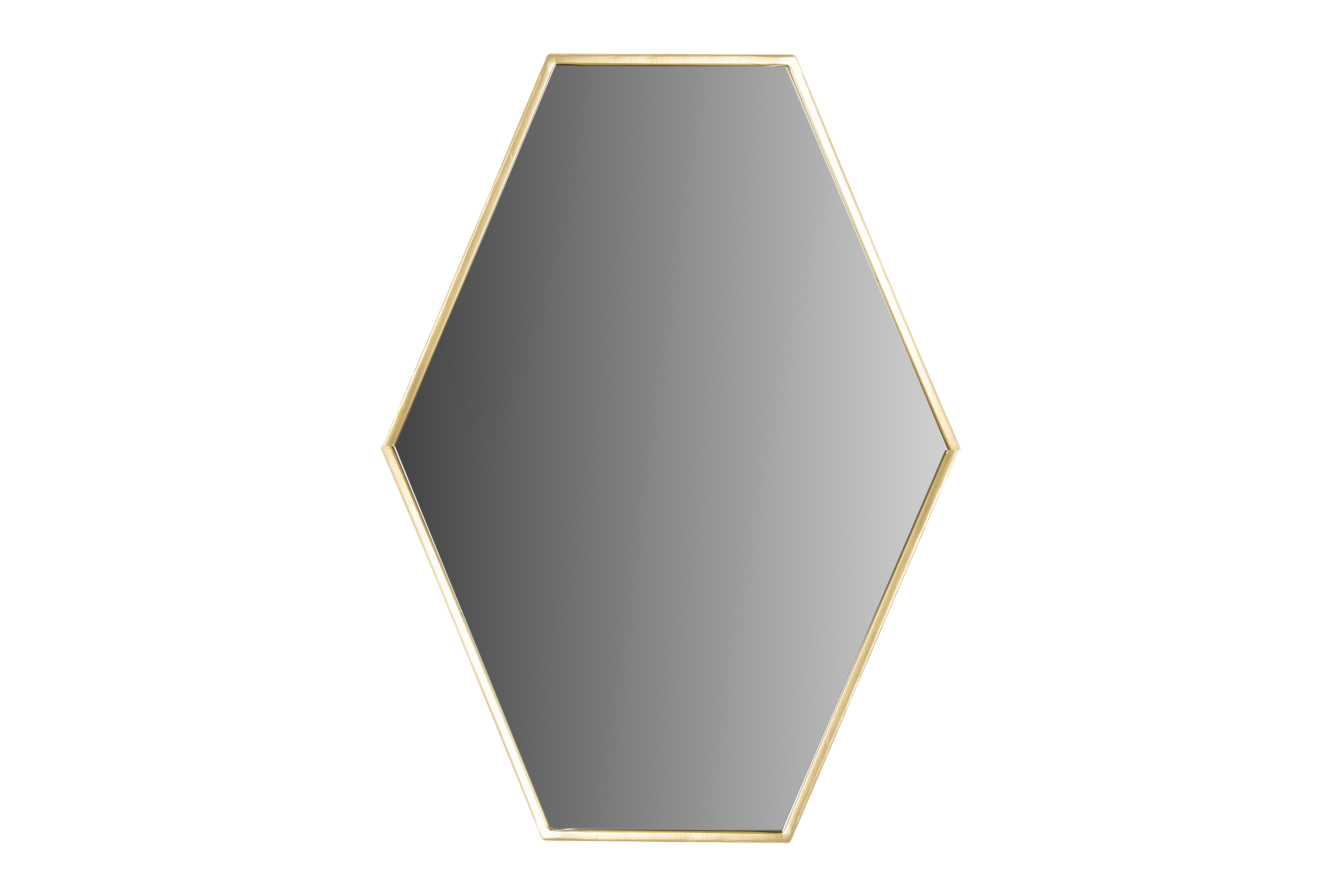 31.5" Metal Hexagon Mirror - Image 0