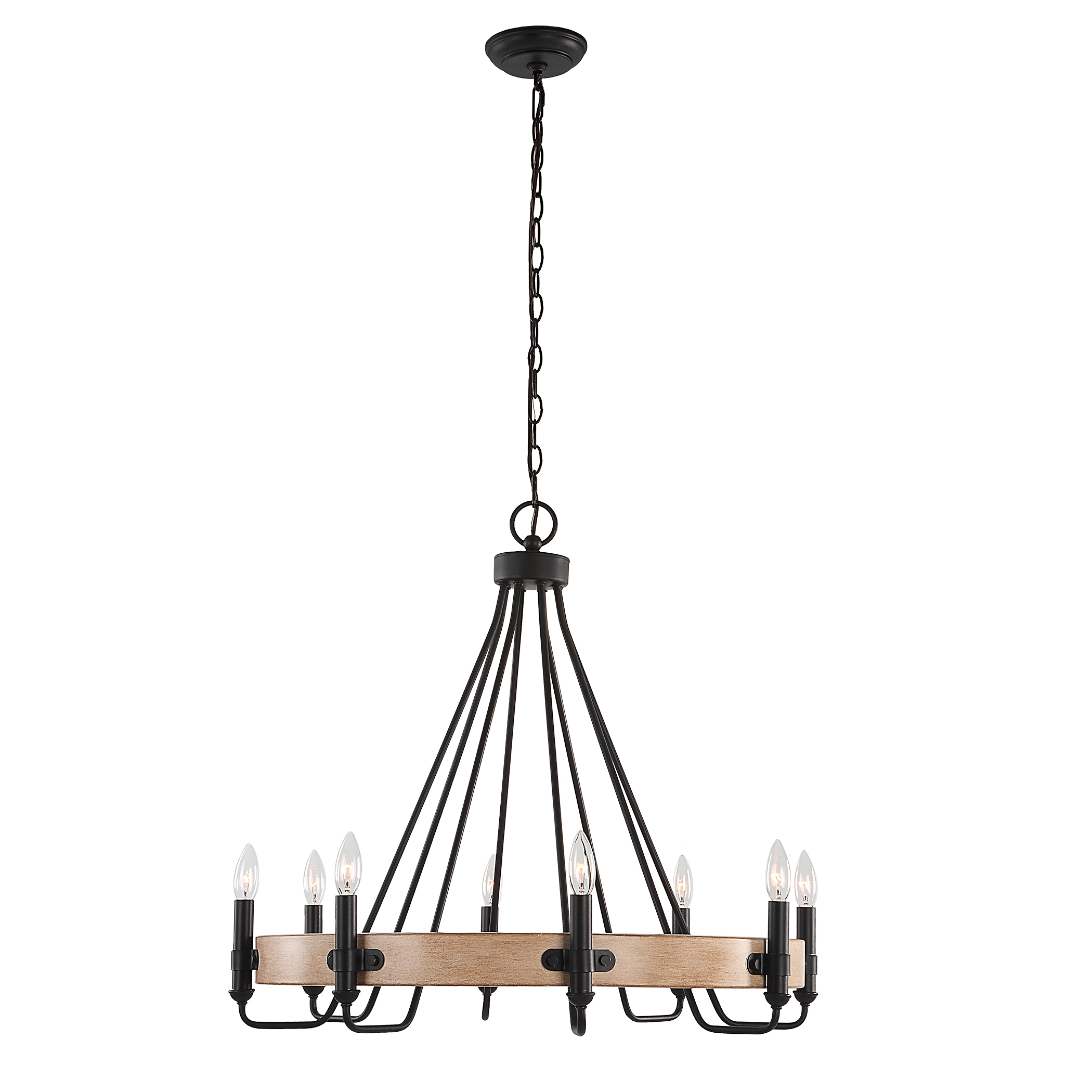 Deschutes 8 Light Farmhouse Chandelier - Image 3