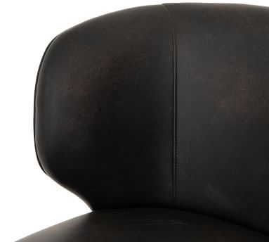 Hartnell Swivel Desk Chair, Black - Image 3