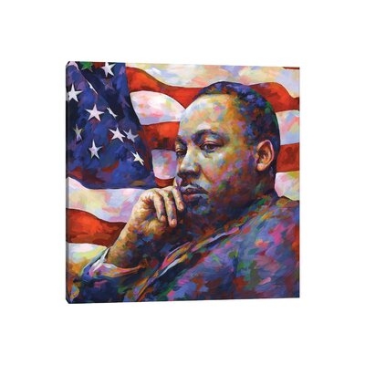 Martin Luther King Jr. by Leon Devenice - Gallery-Wrapped Canvas Giclée - Image 0