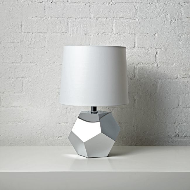 Geometric Silver Lamp - Image 0