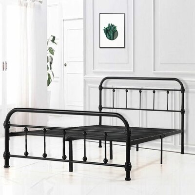 Macneil Bedroom Metal Foundation Bed Frame - Image 0