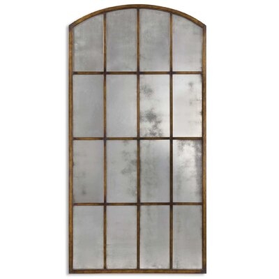 Lanesboro Arched Beveled  Distressed Accent Mirror - Image 0
