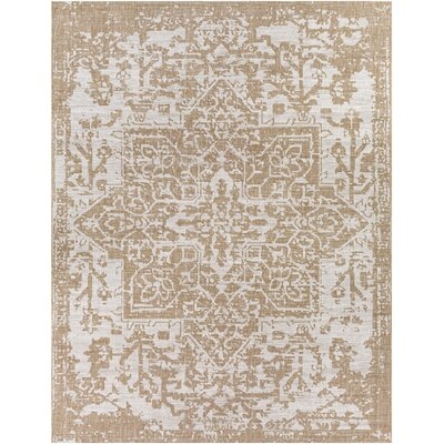 Cheyanna Oriental Beige Indoor/Outdoor Use Area Rug - Image 0