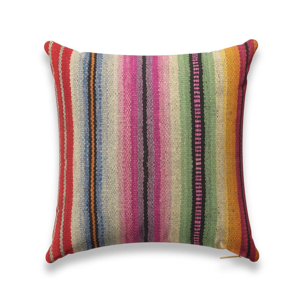 Technicolor Frazada Pillow by St. Frank | 26" W x 16" H | Linen/Wool - Image 1