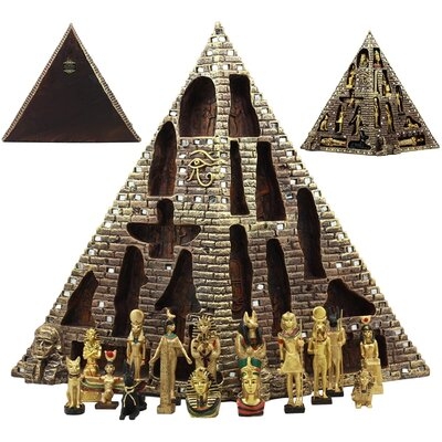 16 Piece Arsav Pyramid Figurine Set - Image 0