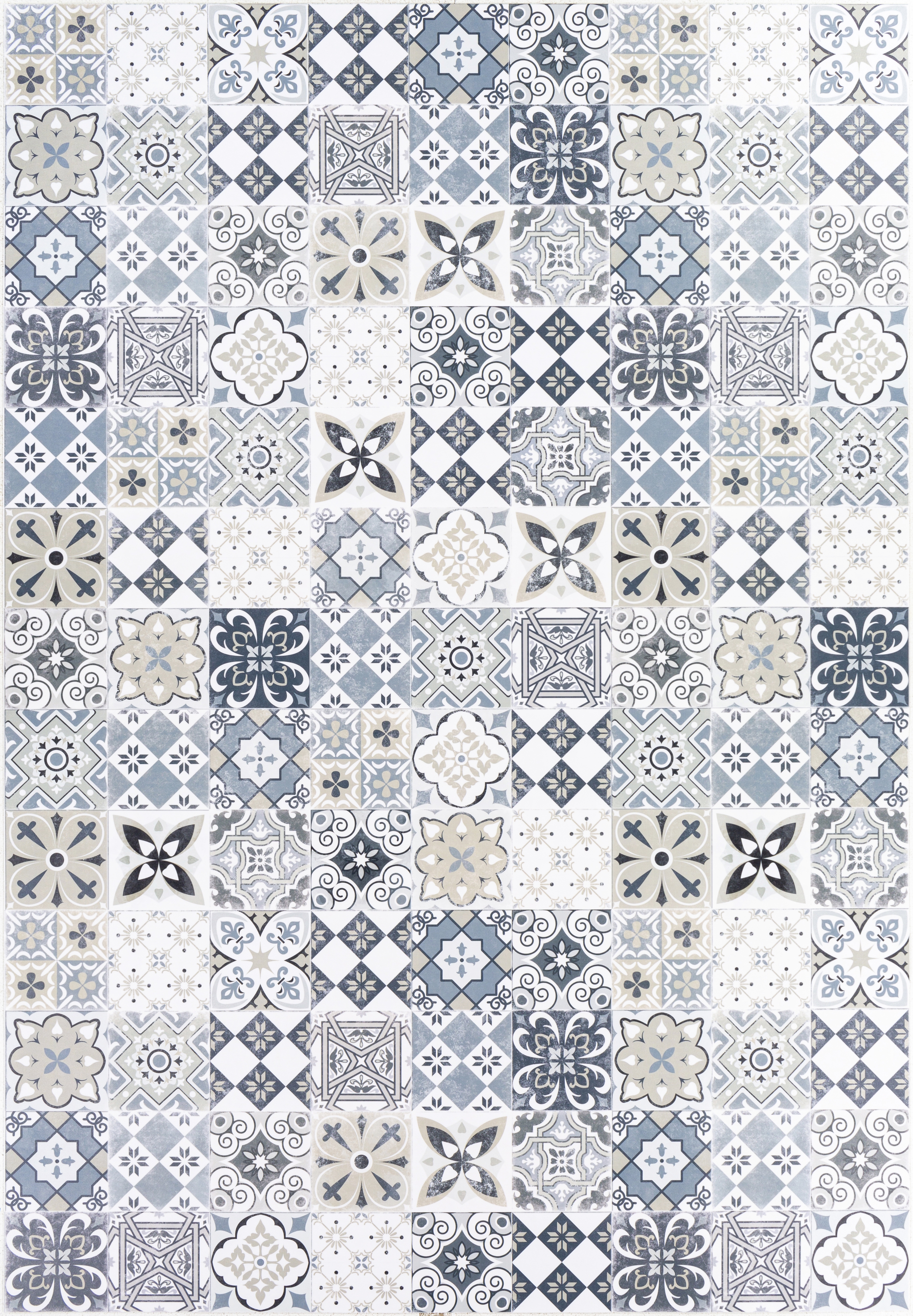 Vinilo White Indoor 2' x 3'11" Machine Woven Rug - Image 0