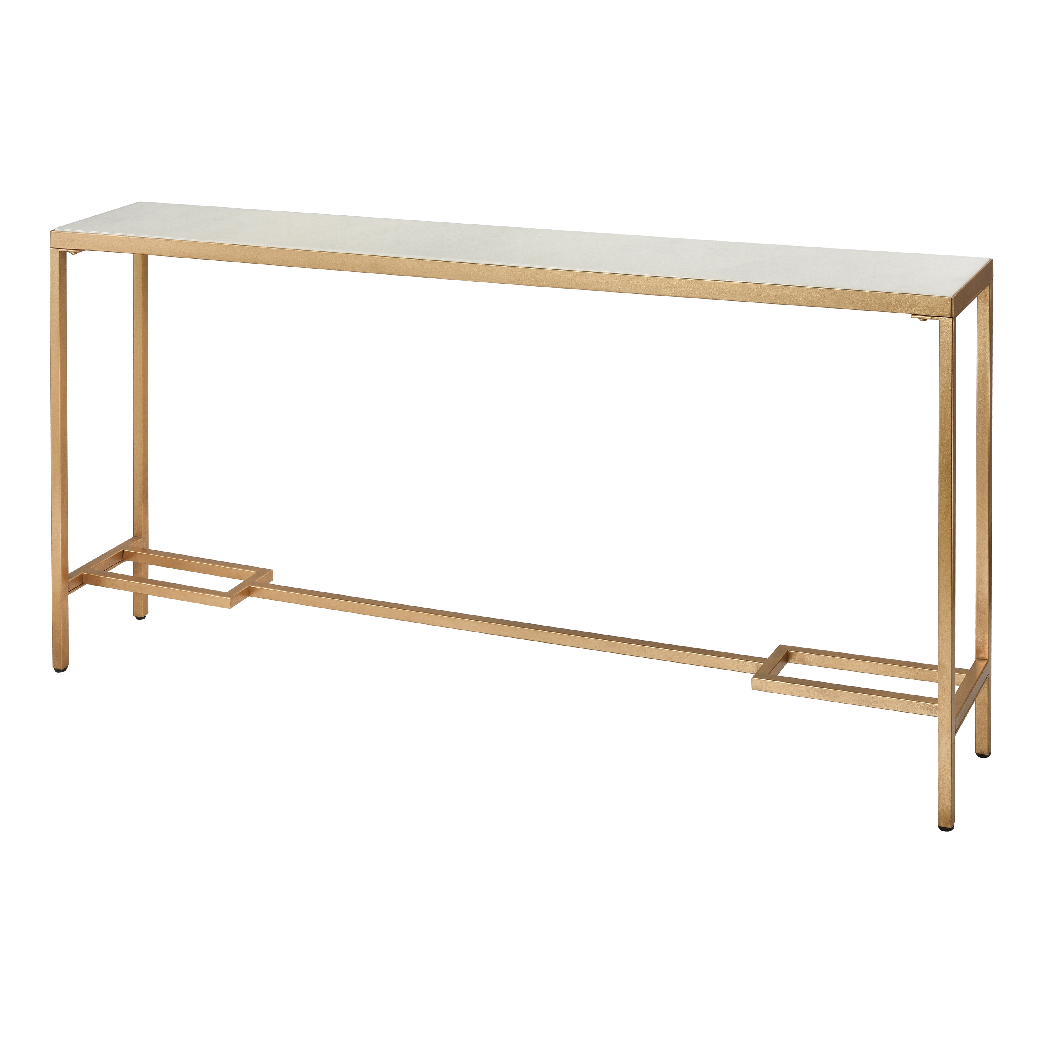 Equus Console Table - Tall Gold Leaf - Image 0