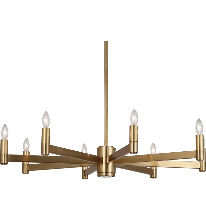 Robert Abbey Delany 8 - Light Candle Style Classic Chandelier - Image 0