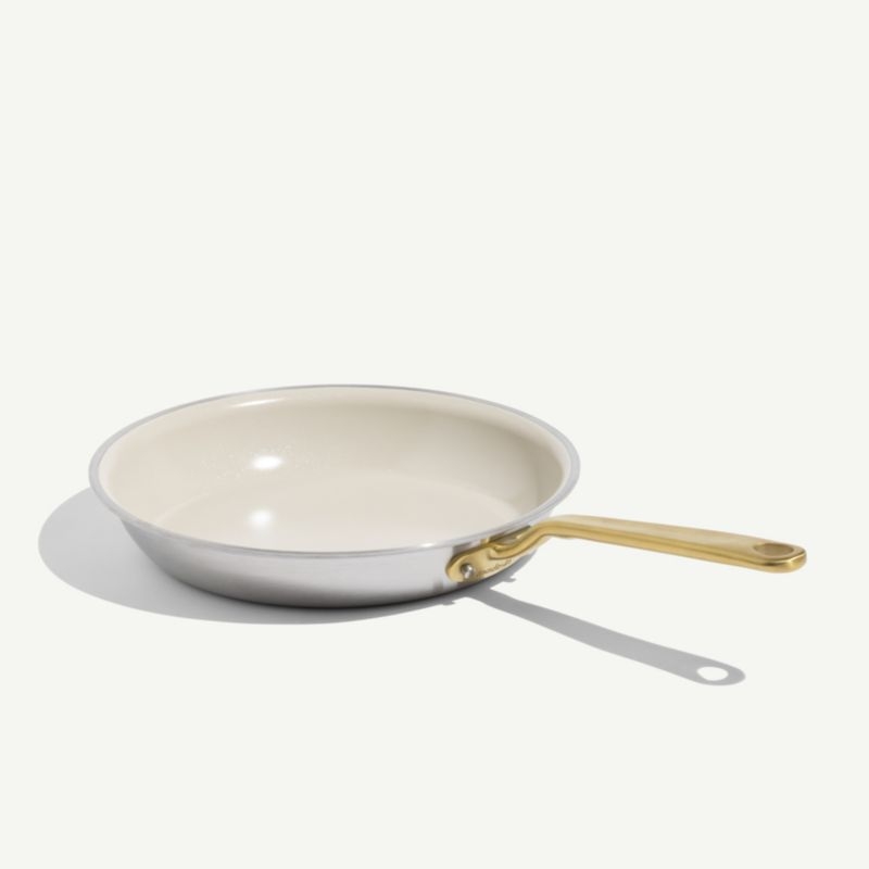 Made In CeramiClad™ Non-Stick 10" Fry Pan with Brass Hardware - Image 1